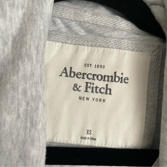 Abercrombie & Fitch Gray Hooded Jacket Womens size XS - Picture 5 of 8